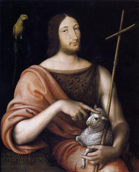 Jean Clouet Portrait of Francois I as St John the Baptist China oil painting art
